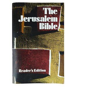 The Jerusalem Bible Readers Edition Vintage Paperback 1968 Doubleday